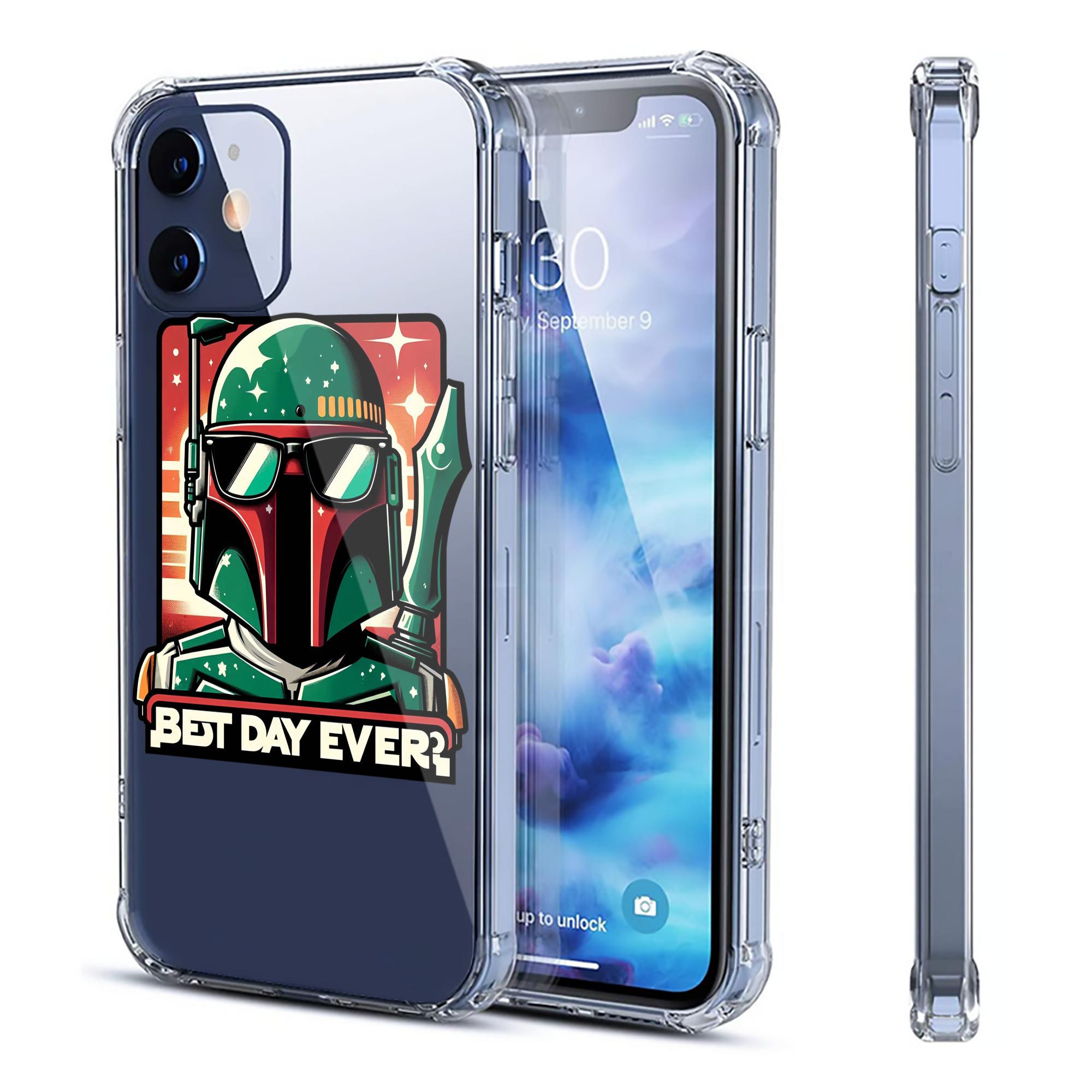 （画像用） スター・ウォーズ Star Wars 【iPhone 12シリーズ対応】透明スマホケース（クリアソフトケース）